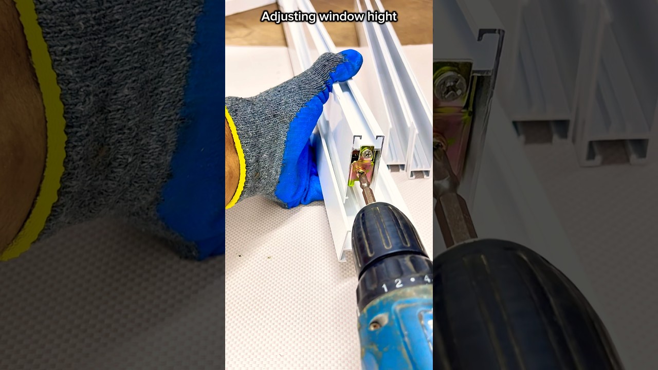 Aluminium sliding window adjustable wheel installation 