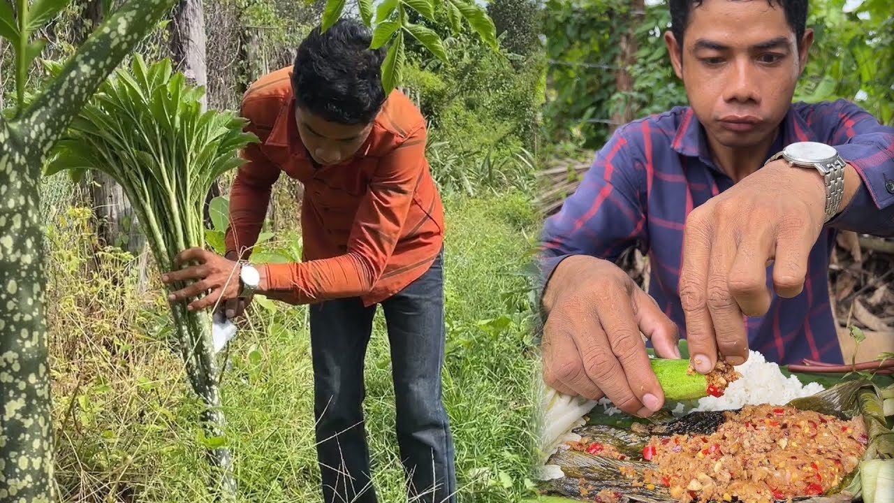 ប្រហុកអាំងស្លឹកល្មៀត