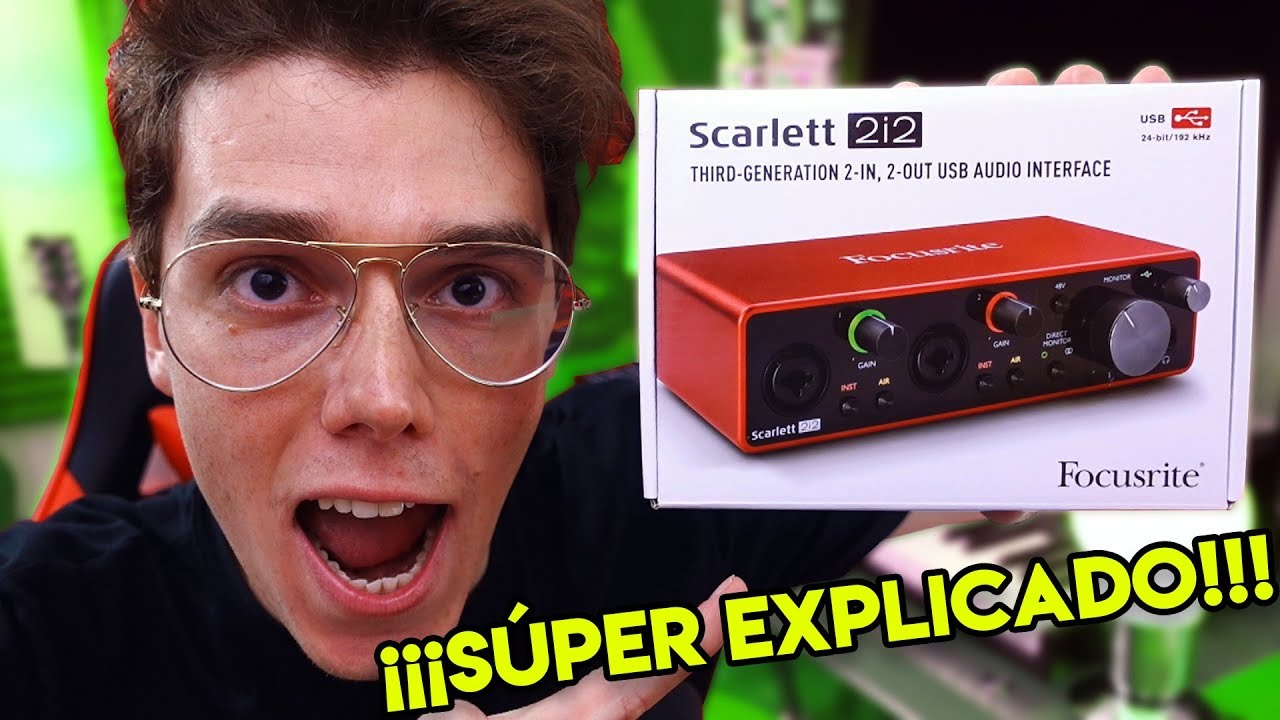 &iquest;Para Qu&eacute; Sirve Una Interfaz De Audio y Cu&aacute;l Es La Mejor 2023? + Unboxing