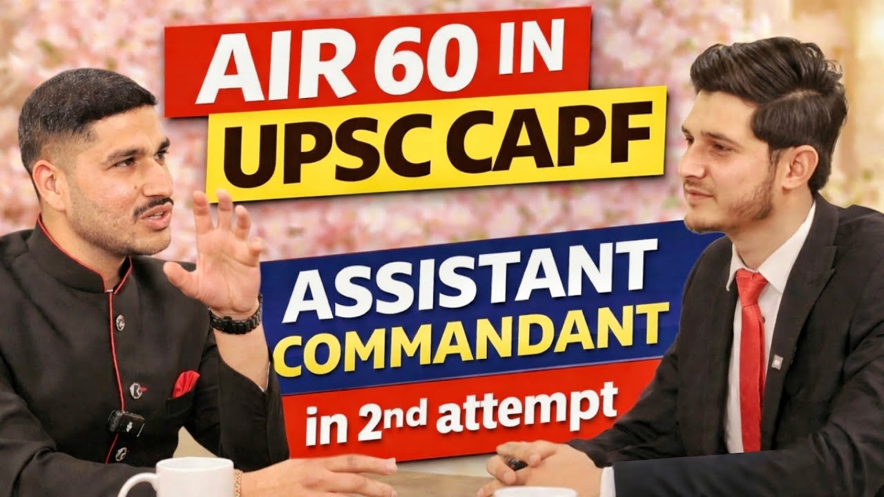 The Nasir Talk Show | Episode 1 | Ajay Romesh Kumar Air 60 in UPSC CAPF ASSISTANT COMMANDANT