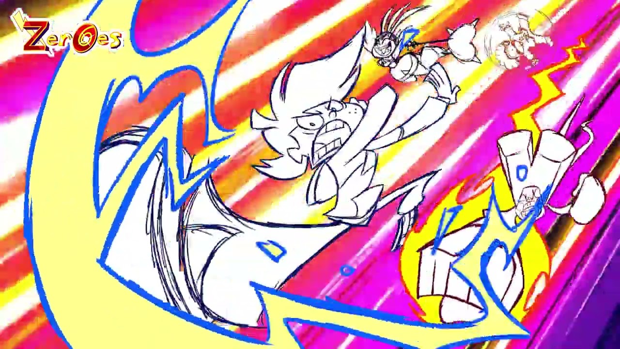 ZEROES: An Anime x Cartoon Hybrid Concept | TEST ANIMATION [ Work in Progress  ]