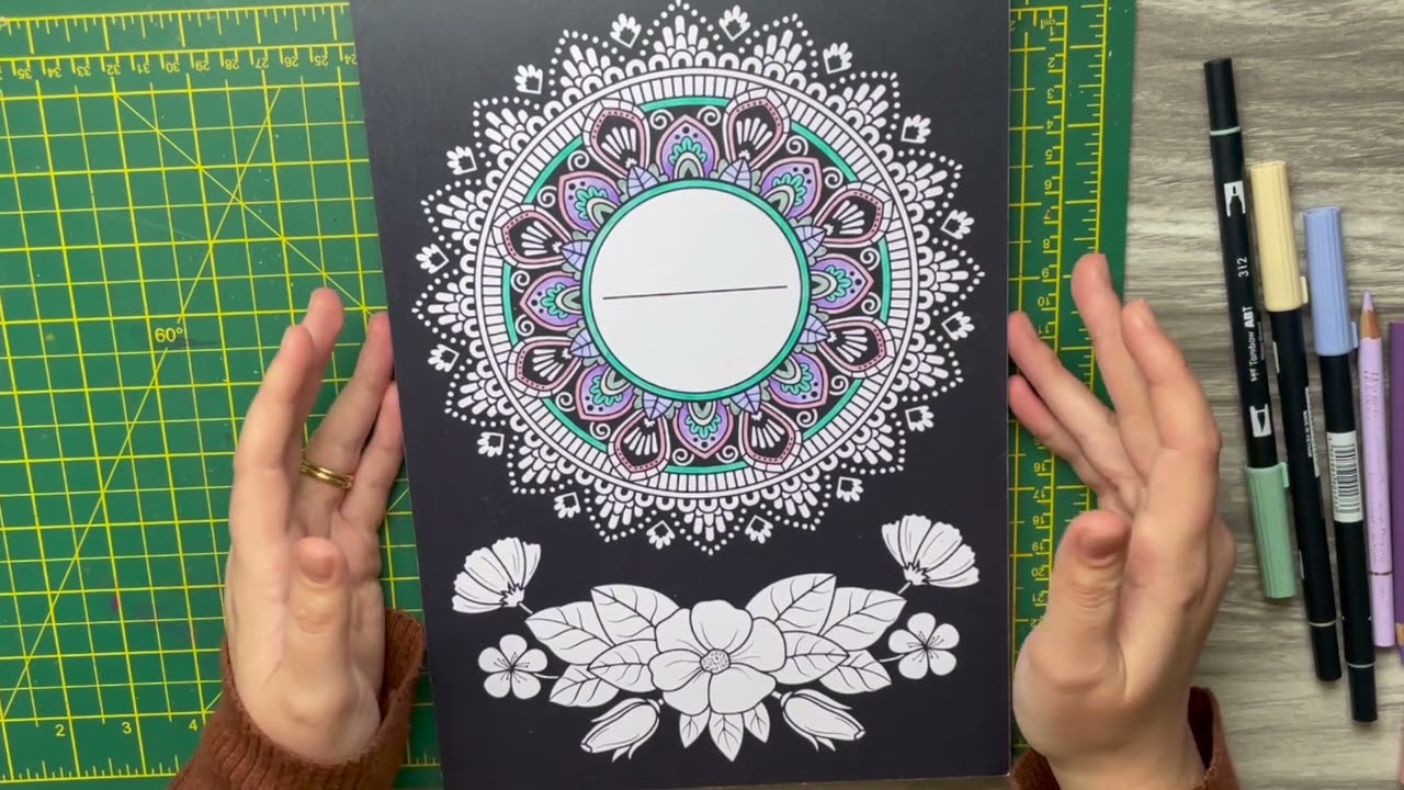 It's personal | Get to know me tag | Adult Colouring