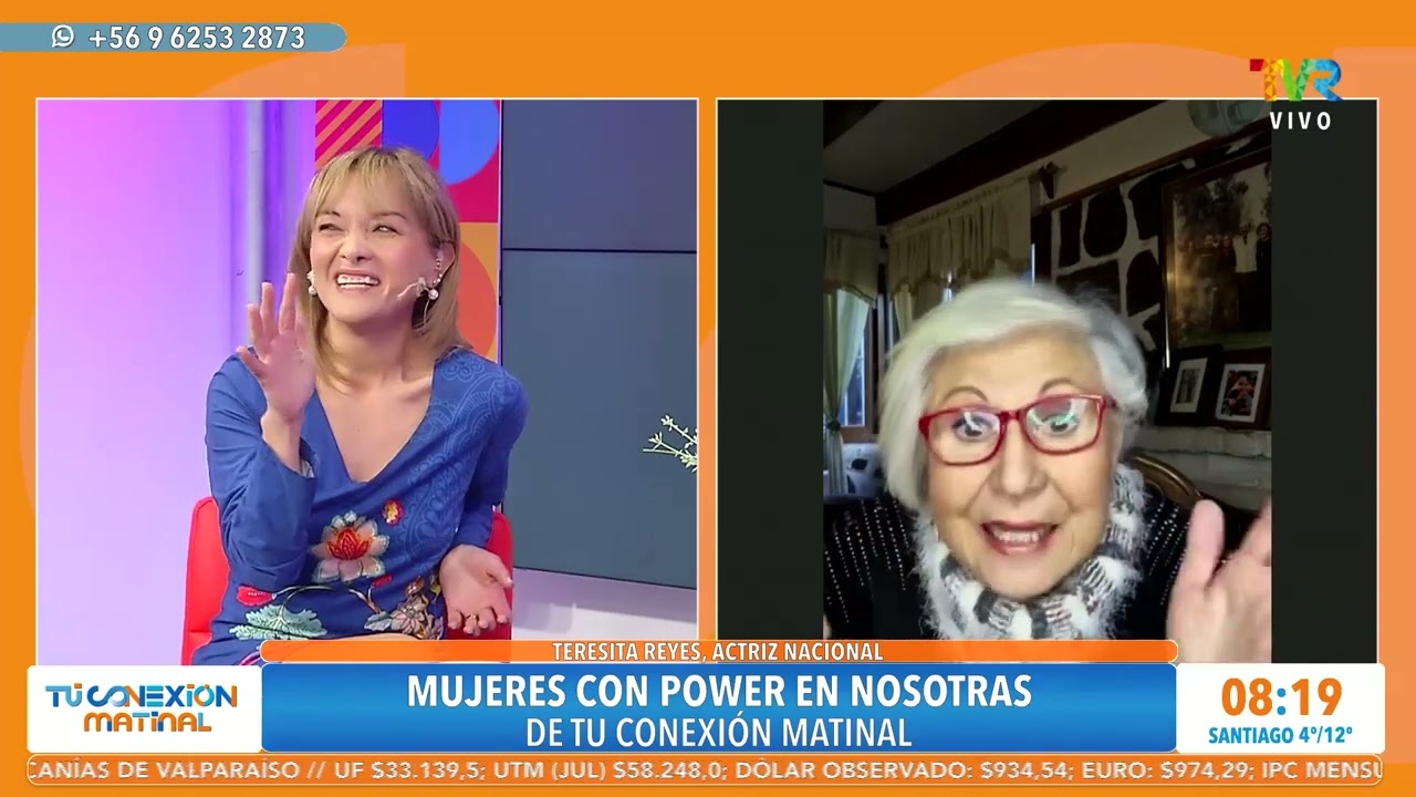 La actriz nacional Teresita Reyes conversa en Tu Conexi&oacute;n Matinal