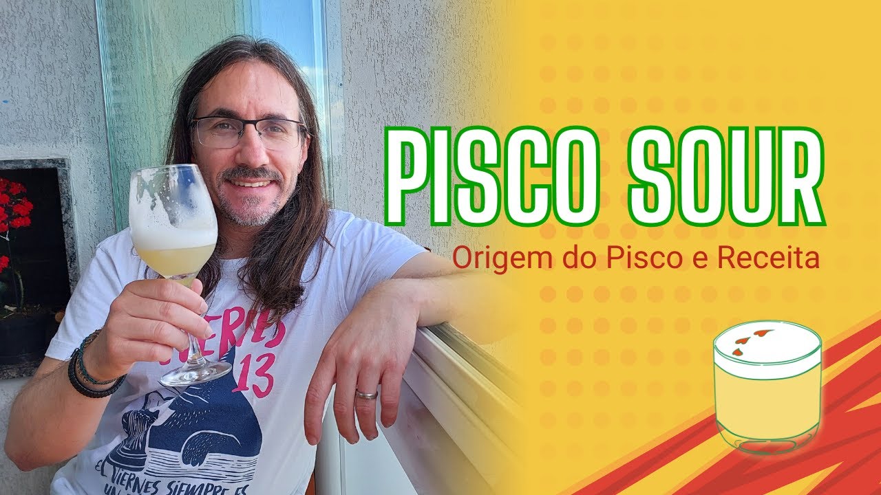 APRENDA a Origem do PISCO e Como Fazer PISCO SOUR | Profe Carlos Muchacho