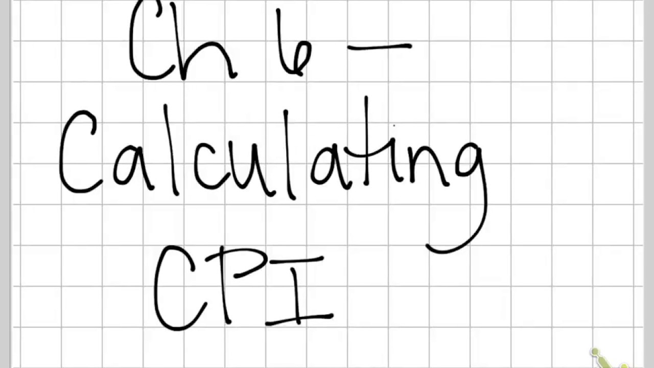 Calculating CPI