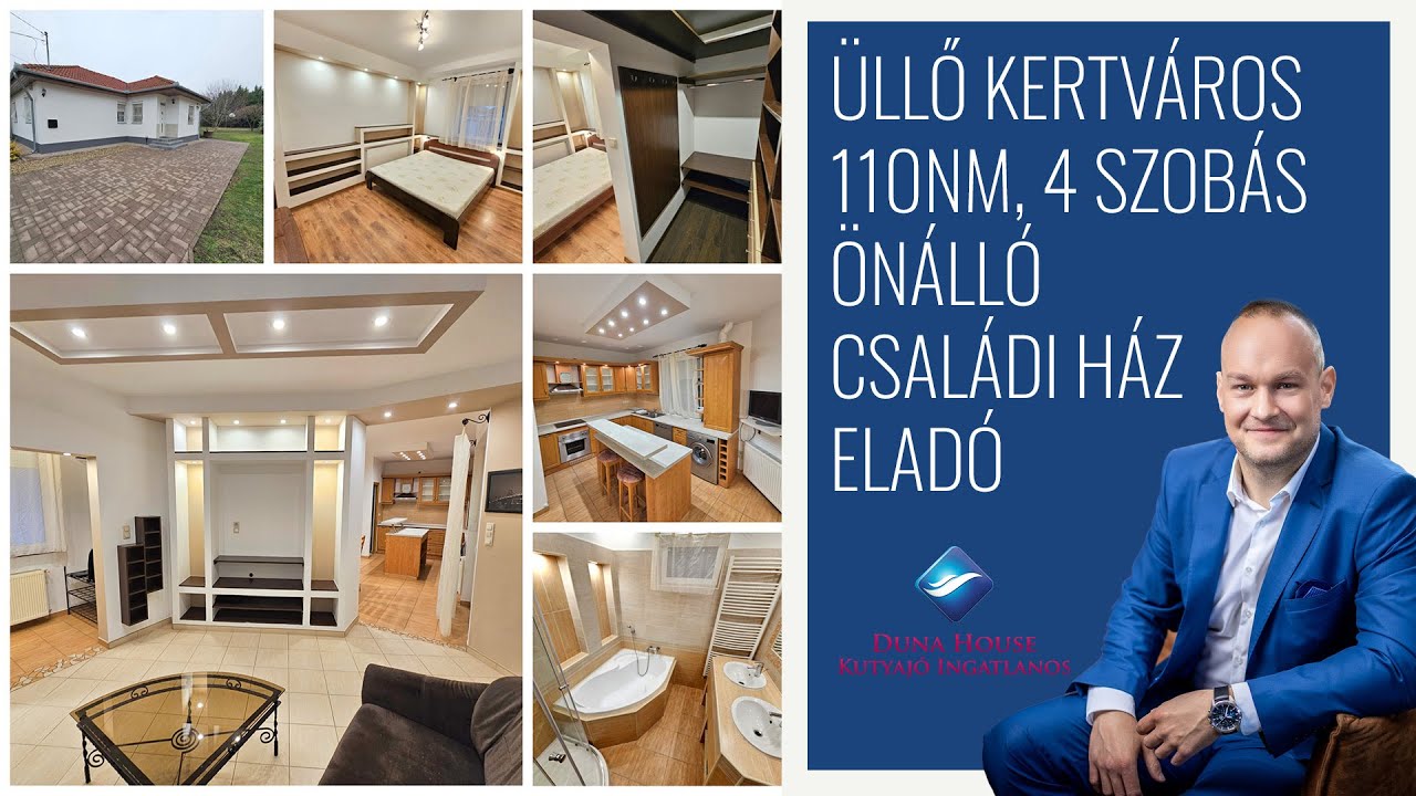 Üllőn, 4 szobás, felújított, 110nm, önálló családi ház eladó 1007nm telken #ingatlan #ingatlaneladás
