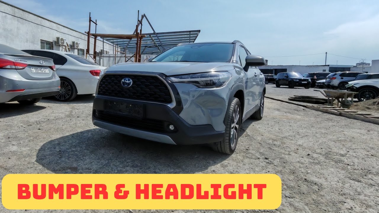 How do I remove the 2024 Toyota Corolla Cross front bumper and headlight?