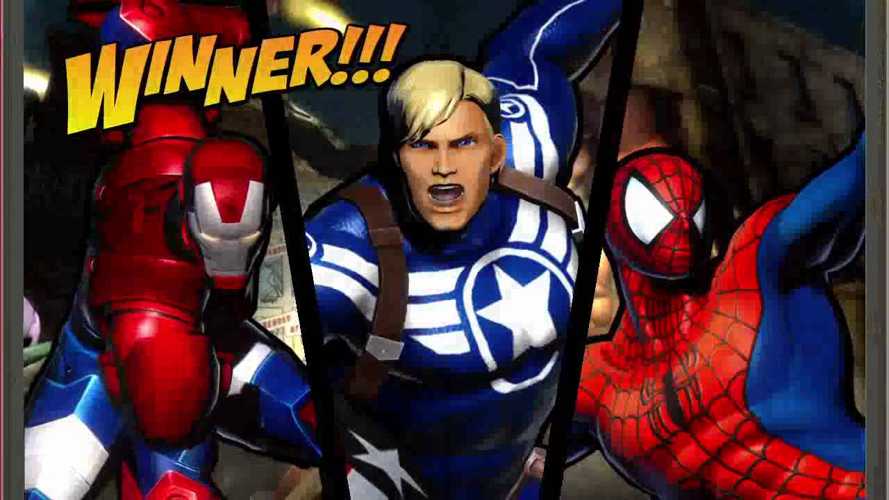 Ultimate Marvel VS Capcom 3 (Xbox 360) Arcade as Spider-Man, Iron Man & Captain America