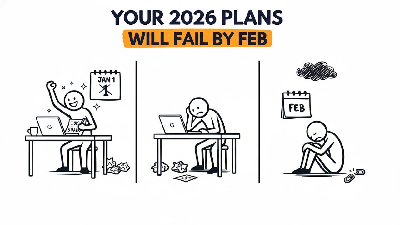 Why Your 2026 Plans Will Fail by February (Psychology Explained)