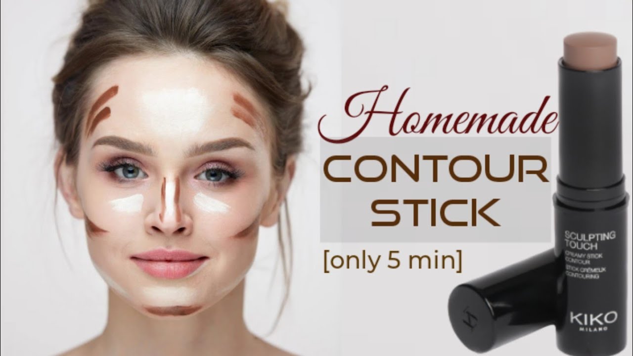 HOW TO MAKE CONTOUR STICK AT HOME WITHOUT BEESWAX & COCOA POWDER || HOMEMADE CONTOUR STICK ||