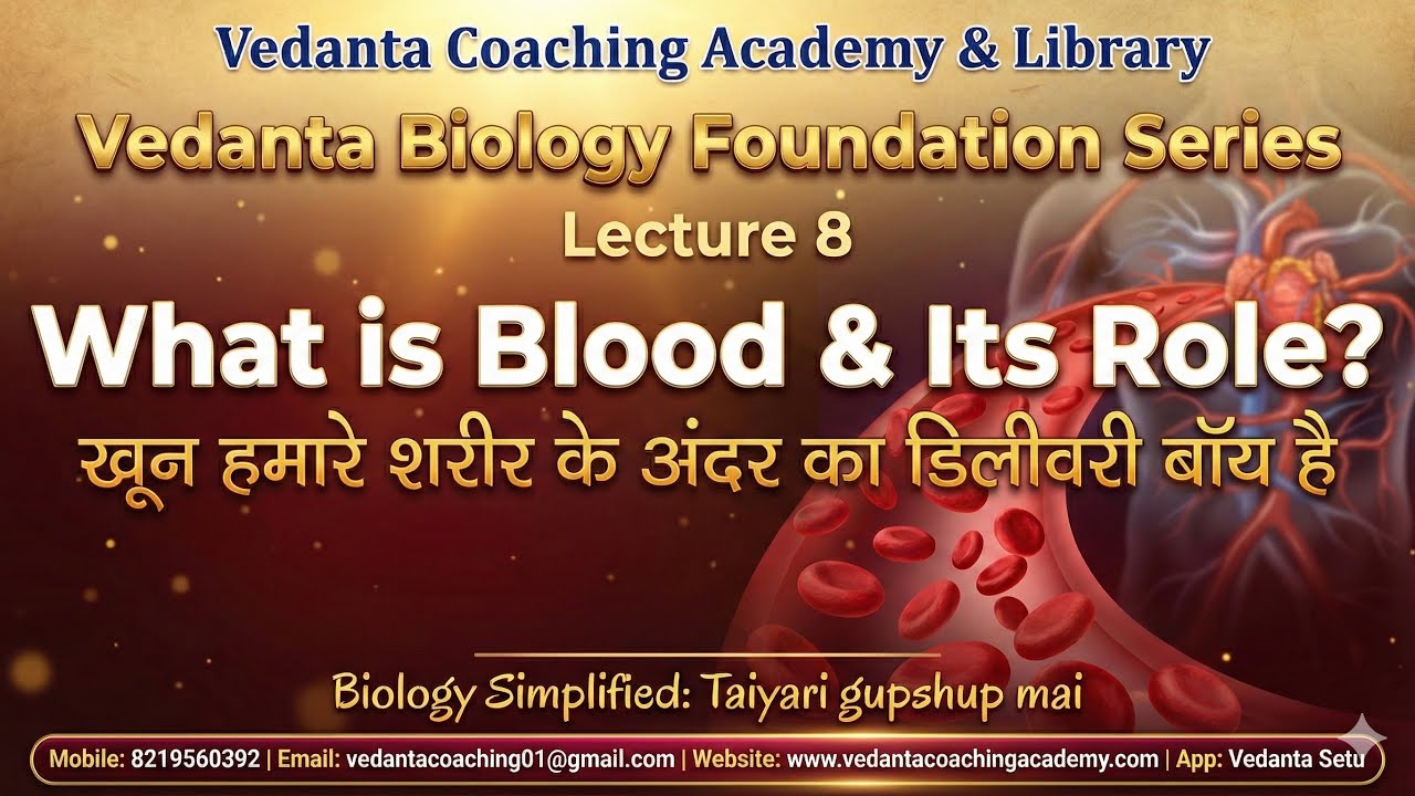 What is Blood ? Its Role as a Delivery BoyI Biology Simplified