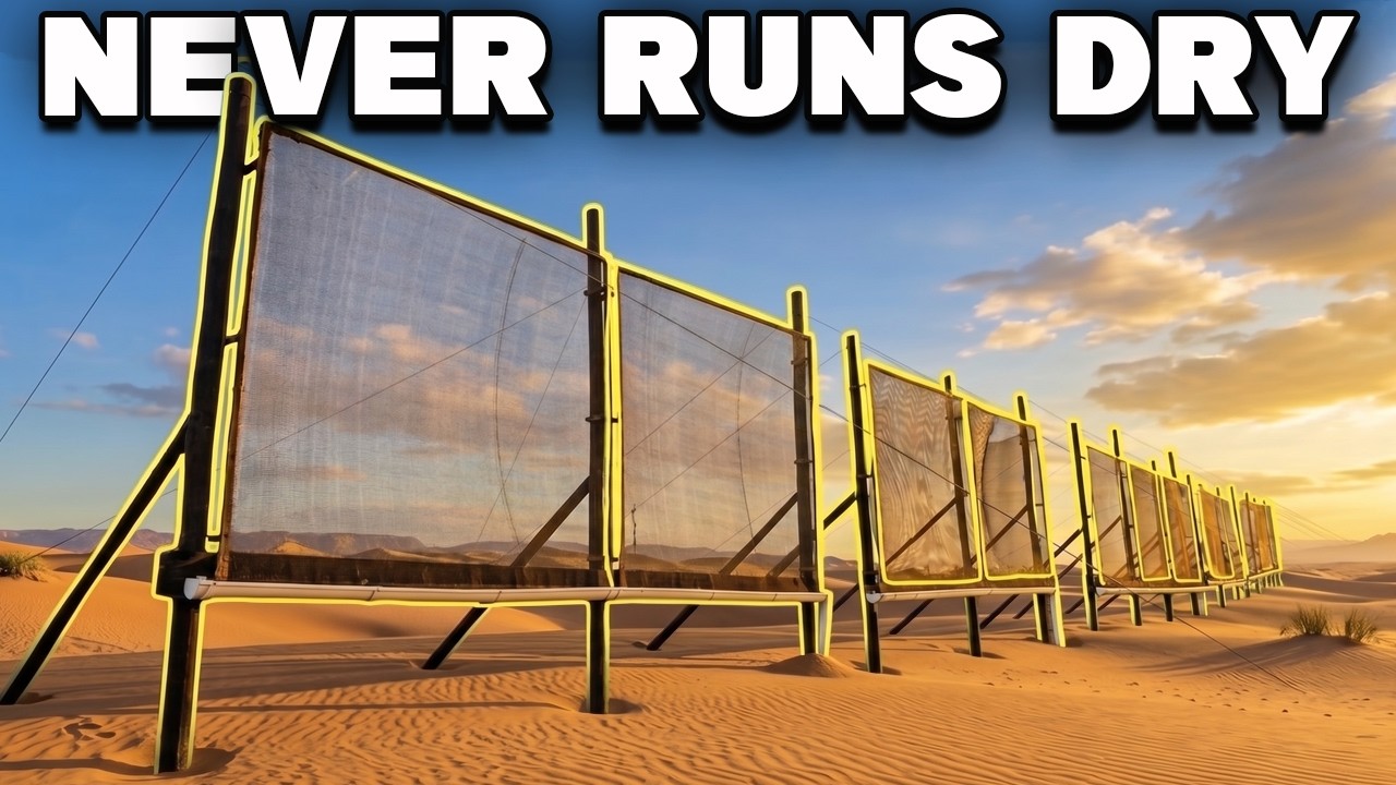 How This Incredible Invention Is Making Water In The Desert For Free!