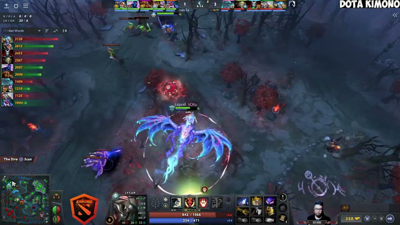 🔥 ACE - LYCAN : TEAM LIQUID VS PARIVISION FPG 2 DOTA 2 - Gameplay 7.39e #ace #lycan 🔥