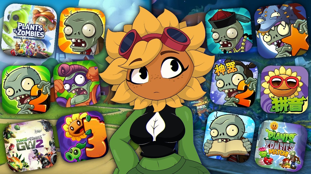 ПОЯСНЯЮ за ВСЕ игры по PLANTS VS ZOMBIES, включая ЗАКРЫТЫЕ И КИТАЙСКИЕ... (их 40 штук!!!)