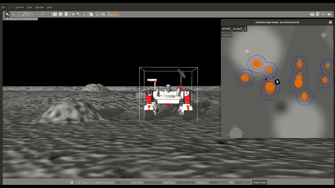 Rover autonomous navigation with obstacle avoidance