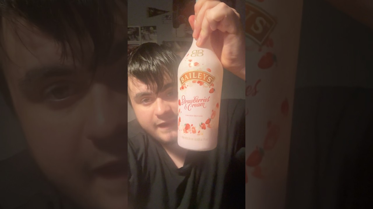 I Tried Strawberry Cream Baileys #baileys #liqour #alcohol #whiskey #funny #drink #review #comedy