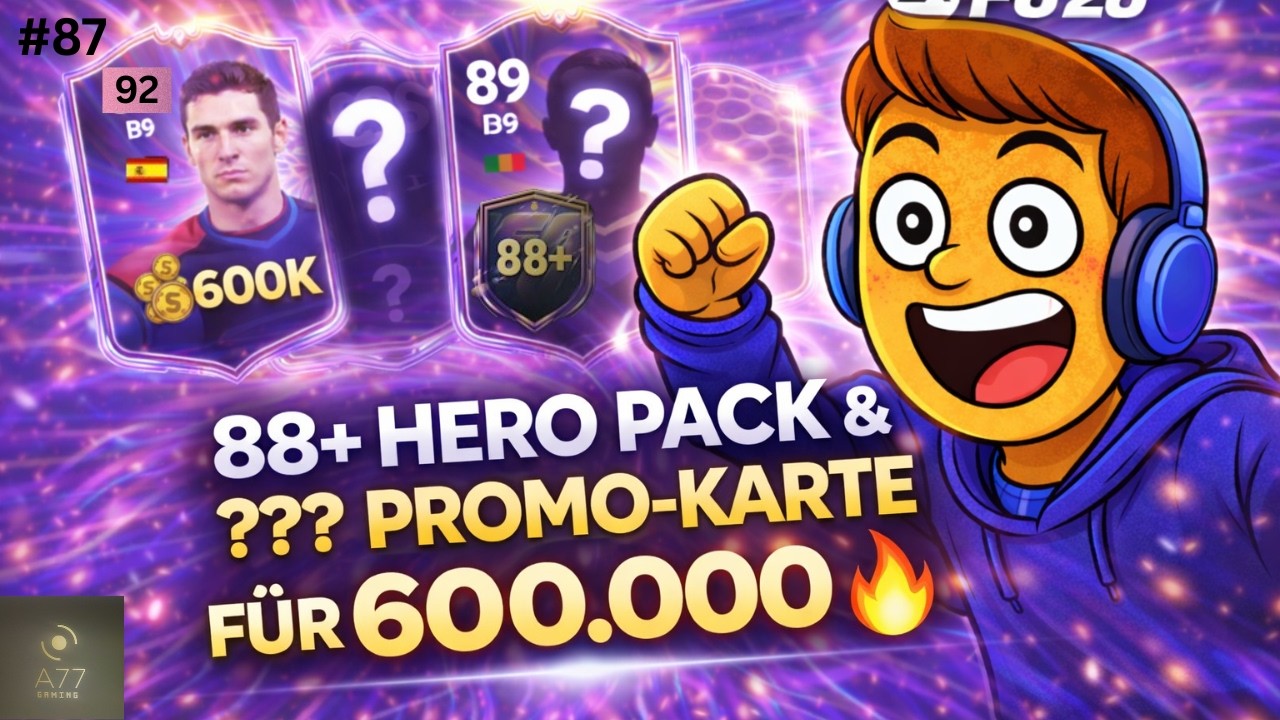 DAS 88+ HERO PACK WAR EIN FEHLER… ?😳💸 600.000 COINS PULL! | Fantasy FC EA FC 26 #87 #packopenning