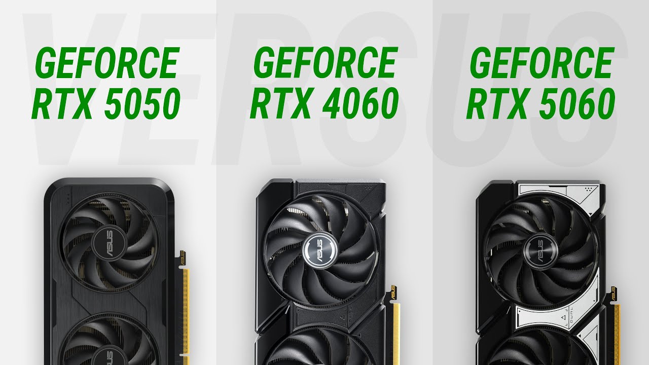 GeForce RTX 5050 vs RTX 4060 vs RTX 5060: Test in 8 games at 1080p