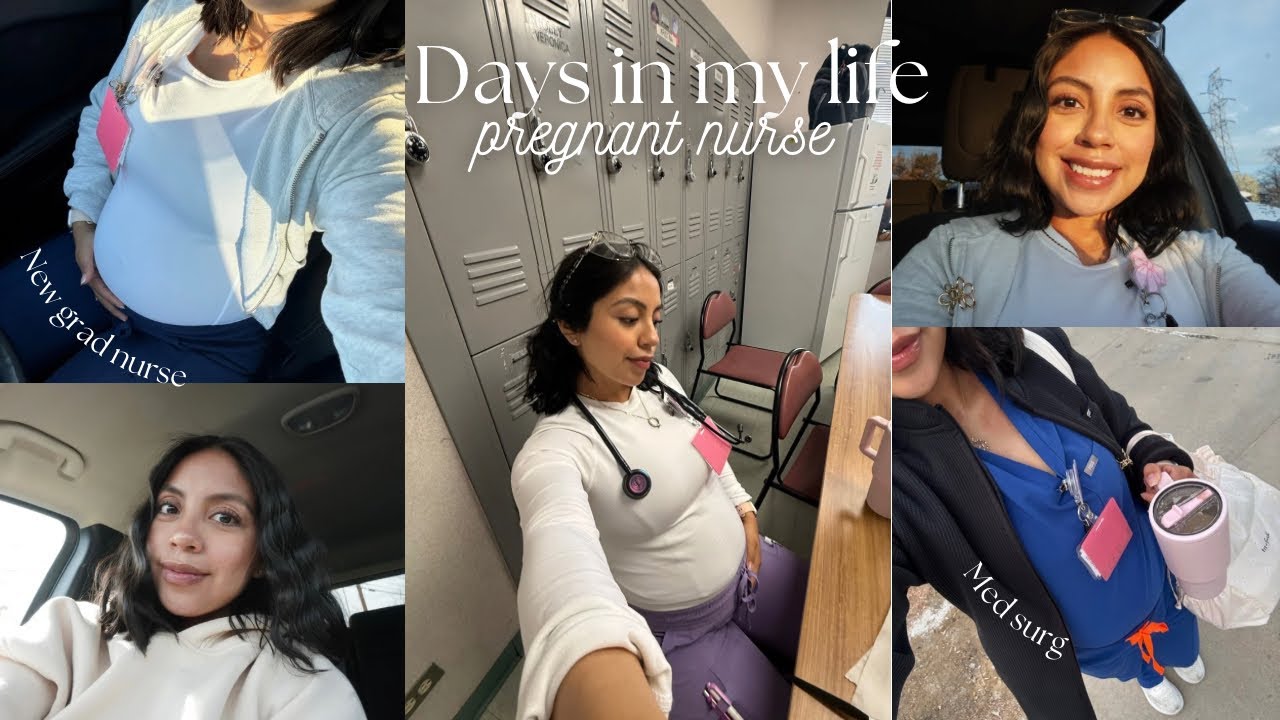 Week in my life | New grad nurse ✿  Med surg ✿ pregnancy ✿ what I got for my new job!!