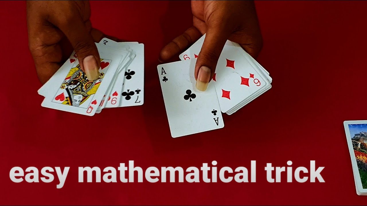 easy mathematical card trick in hindi, no setup 27 cards trick