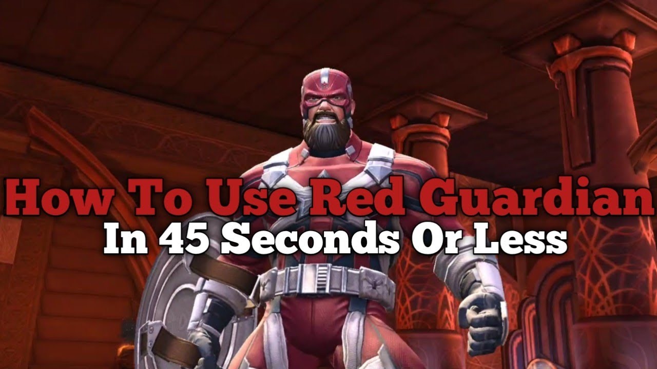 How To Use Red Guardian MCoC | Buffed Red Guardian MCoC