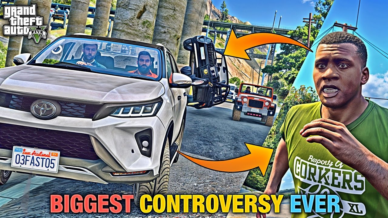 Itni Badi Controversy Kardi 😨 Bhaichara Barbad Hogaya🤪😭 ( GTA 5 Mods )