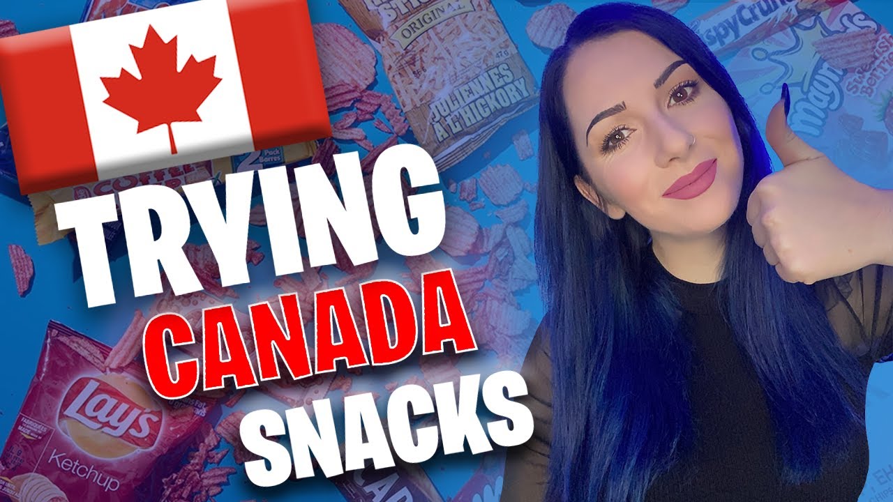 Streamer tries Canadian snacks!