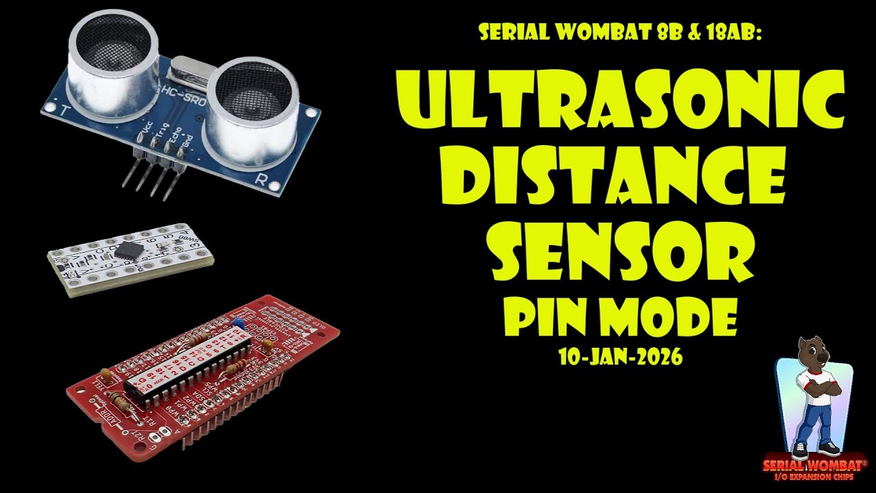 Ultrasonic Distance Sensor Pin Mode: Optimize your Arduino HC-SR04 sketch with a Serial Wombat Chip