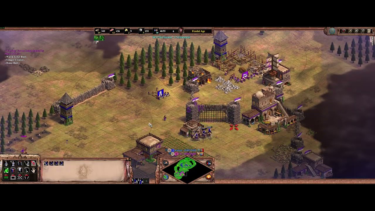 Age Of Empires 2 DE - low elo game play - Slavs vs Persians. Arabia.