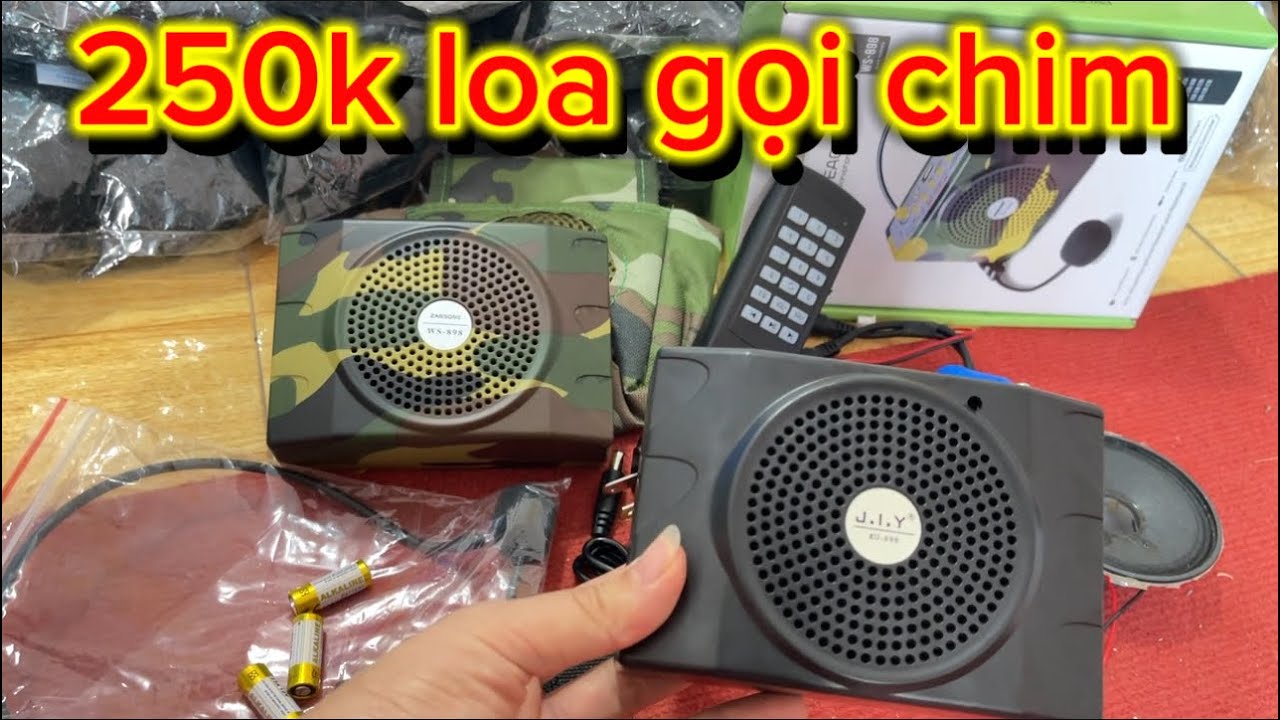  Loa ws898  gọi mồi bẫy chim , loa điều khiển từ xa bẫy chim 898 giá rẻ nhất việt nam mới 2025