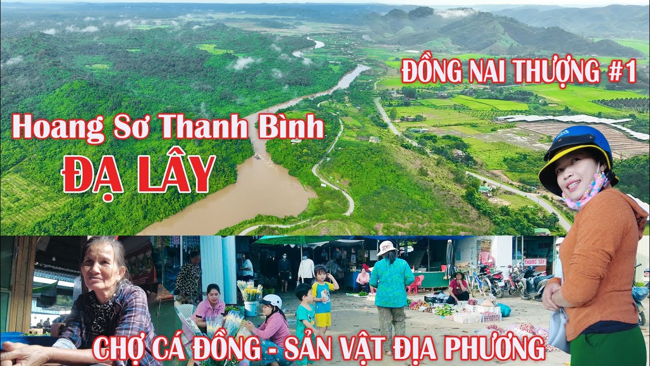 Đường đến ĐỒNG NAI THƯỢNG #1| Hoang Sơ Thanh Bình ĐẠ LÂY | Chợ Quê Cá Đồng Cây Trái Địa Phương .