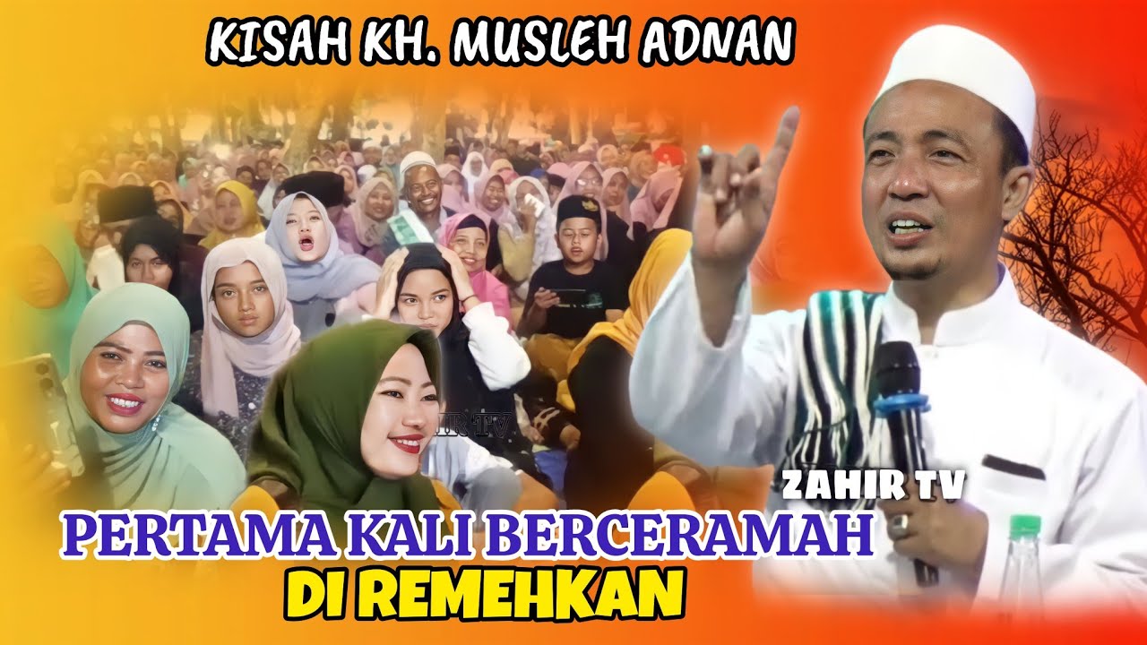 Pertama Kali Berceramah // KH. MUSLEH ADNAN TERBARU 2023 Lucu & Kocak
