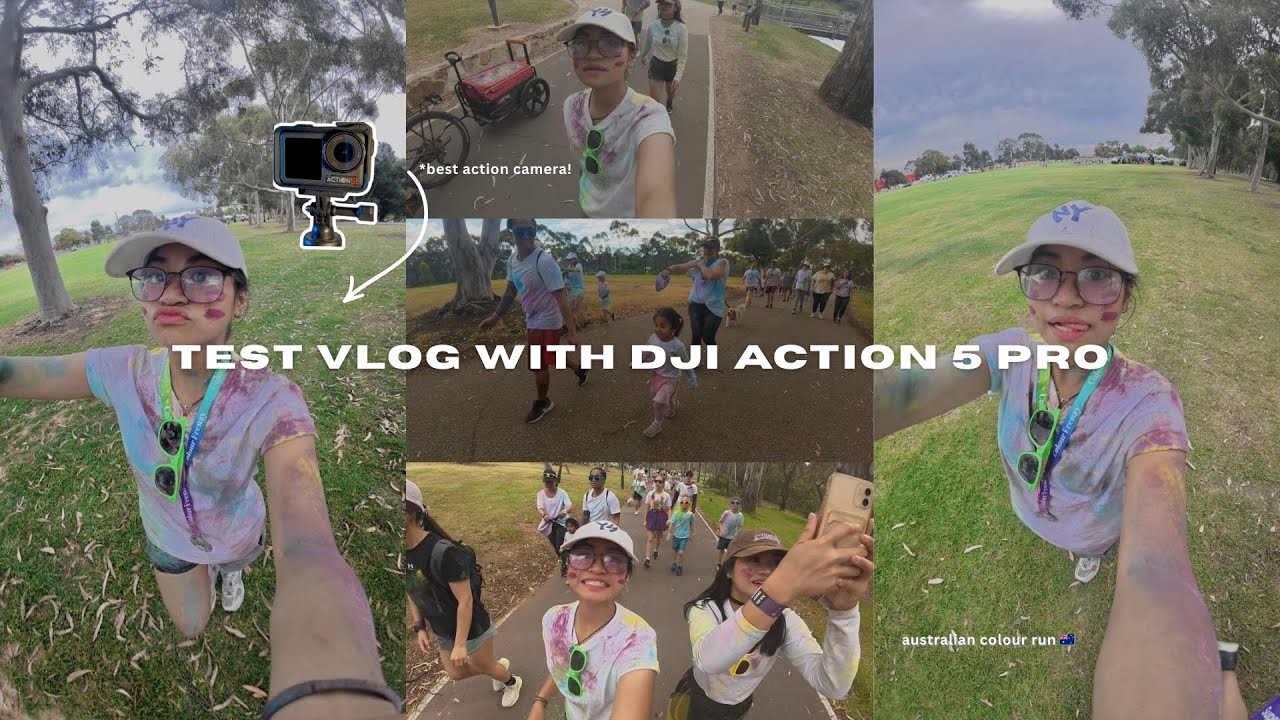 JhazzLog #6 *Vlogging with Dji Osmo Action 5 Pro, Colour Run🏃🏼 | Australia Diaries