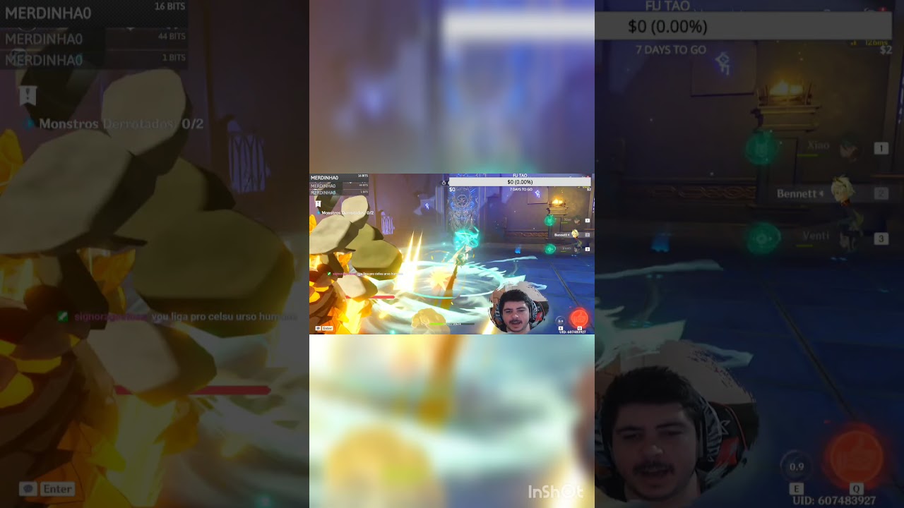 XIAO TESTANDO SUA NOVA LAN&Ccedil;A DE JADE #genshinimpact #mihoyo #shorts #xiao #xiaorerun