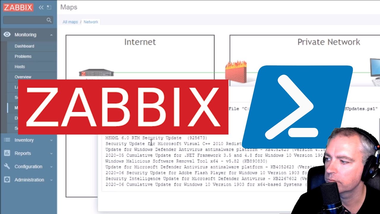 Zabbix: выполнение скриптов PowerShell для проверки обновлений Windows