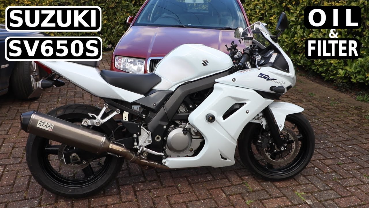 Замена масла и масляного фильтра Suzuki SV650S (SL0)