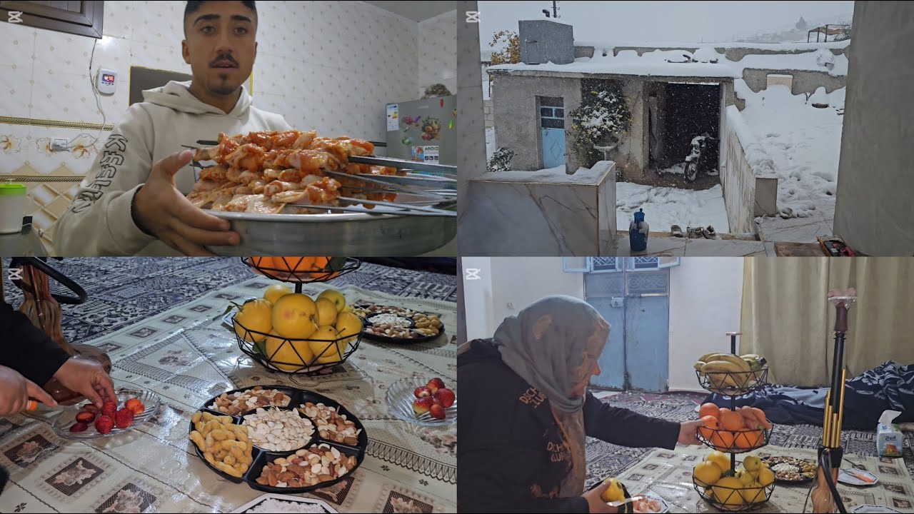 أجواء راس السنه مع تلج أجواء حلوه كتير وانشالله كل سنة وأنتوبالف خير ينعاد علينا وعليكم بالصحة