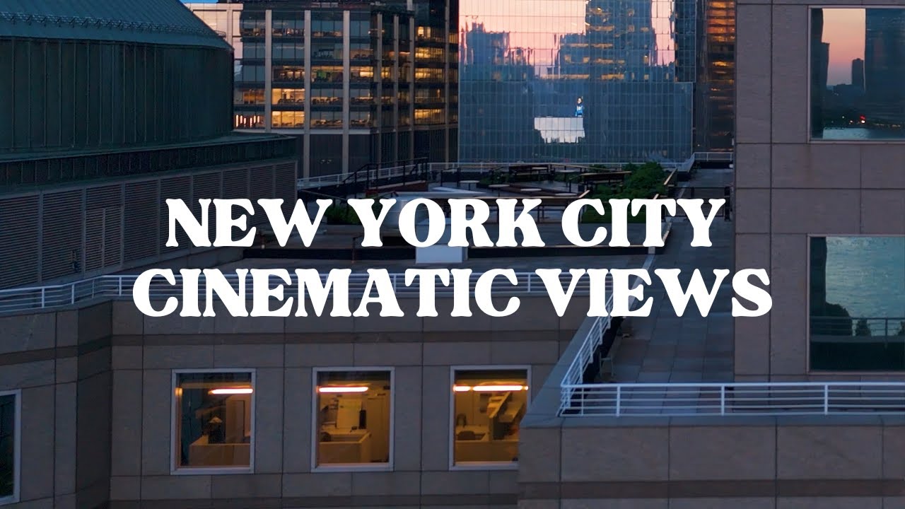 4K New York City 2024 Relaxation Background with music