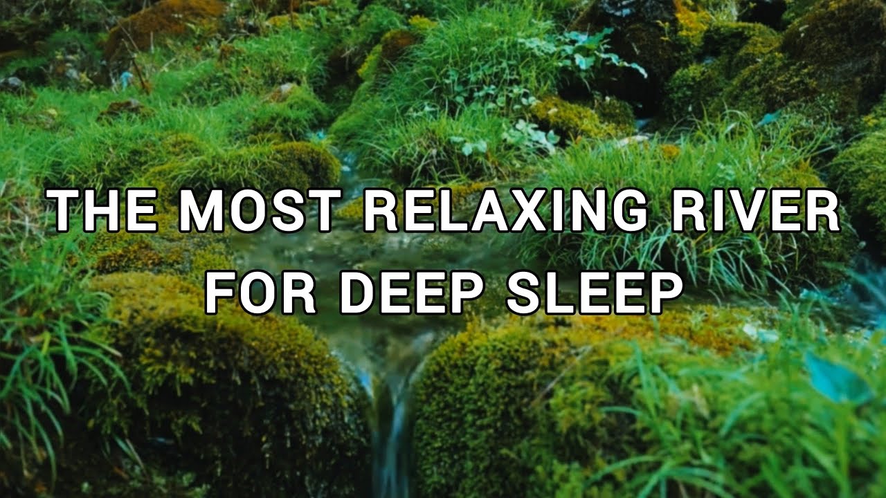 🌊 The Most Relaxing River Sounds You'll Ever Hear - Natural White Noise for Deep Sleep & Meditation