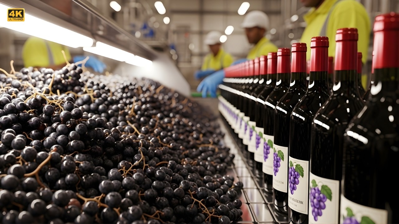 Inside the Wine Factory Nobody Gets to See | Full Modern Wine Process