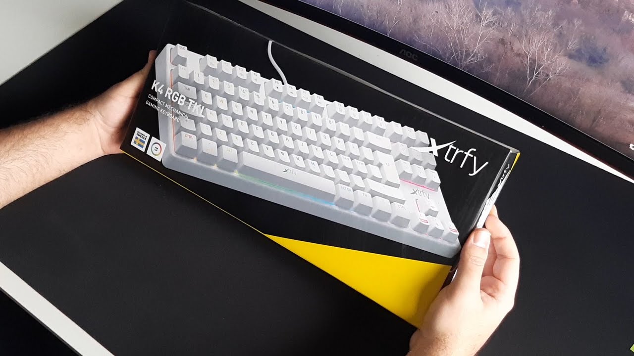 Xtrfy K4 TKL RGB | Unboxing and Sound Test