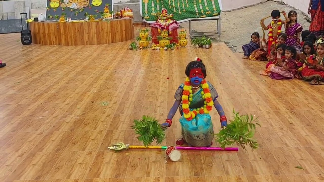 Bonalu celebrations,July 18, 2025,SPS HIGH SCHOOL, KOMPALLY