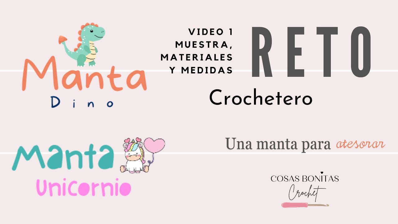Reto Manta Dino 🦕 y Manta Uni 🦄 