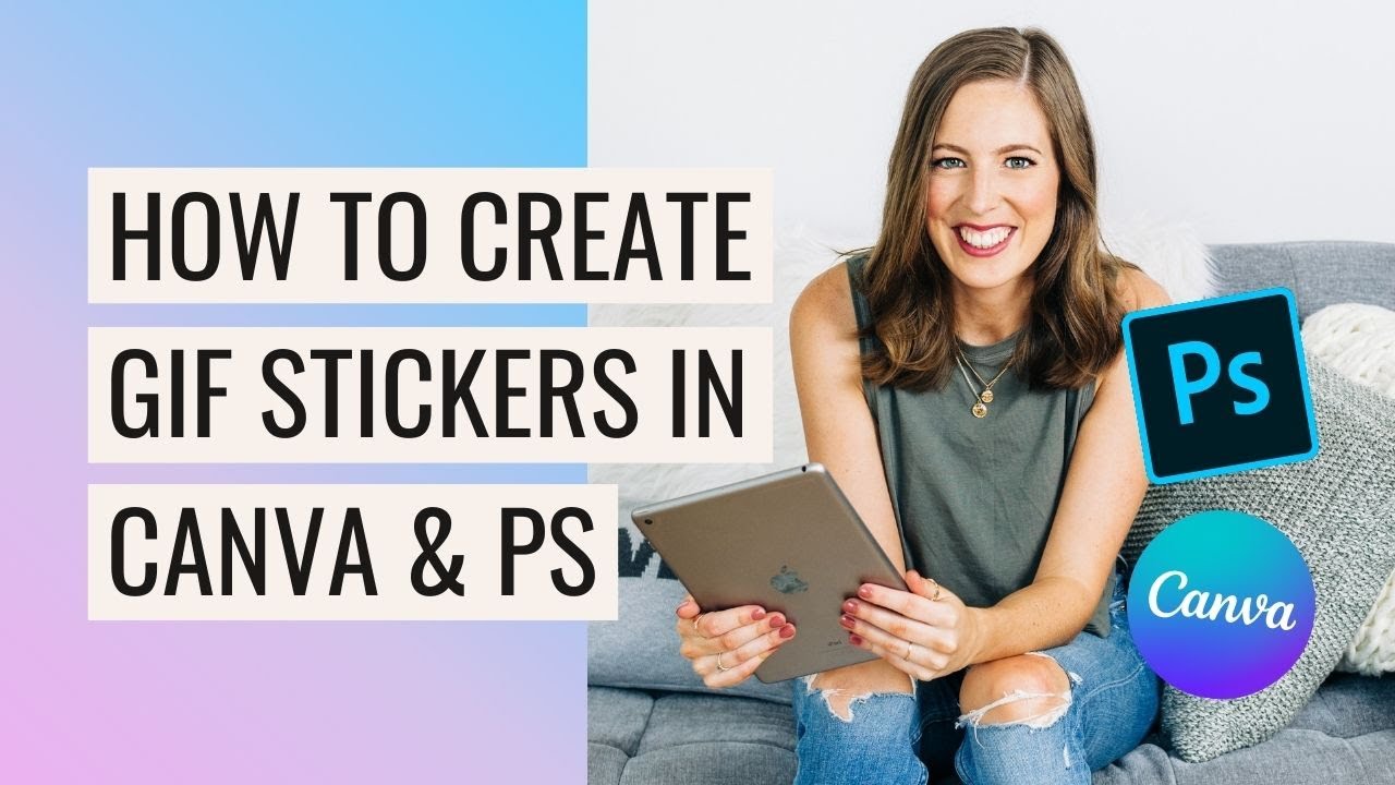 DIY Instagram Stories Animated STICKERS 🎨 EASY Canva + Photoshop Tutorial