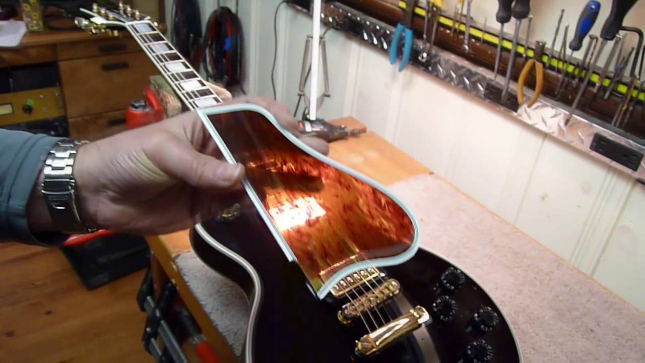 Template for a Custom Fitted Pickguard