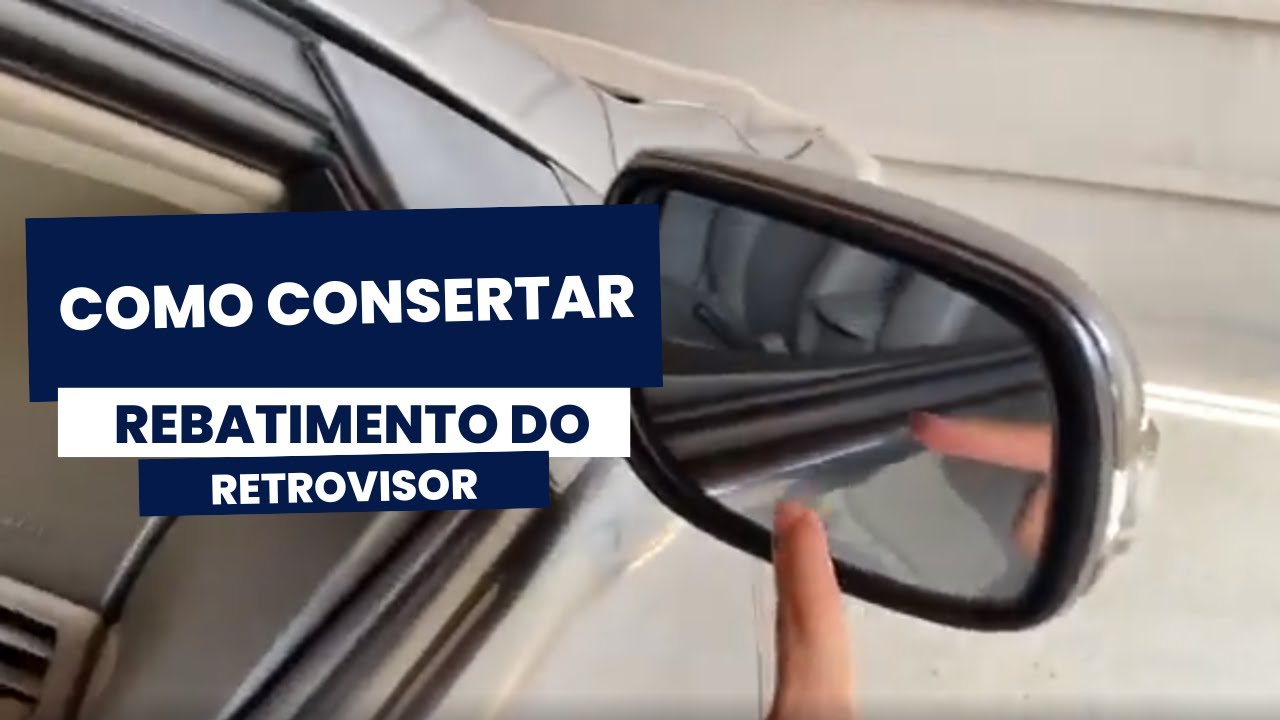 COMO CONSERTAR O RETROVISOR DO TOYOTA COROLLA (REBATIMENTO)