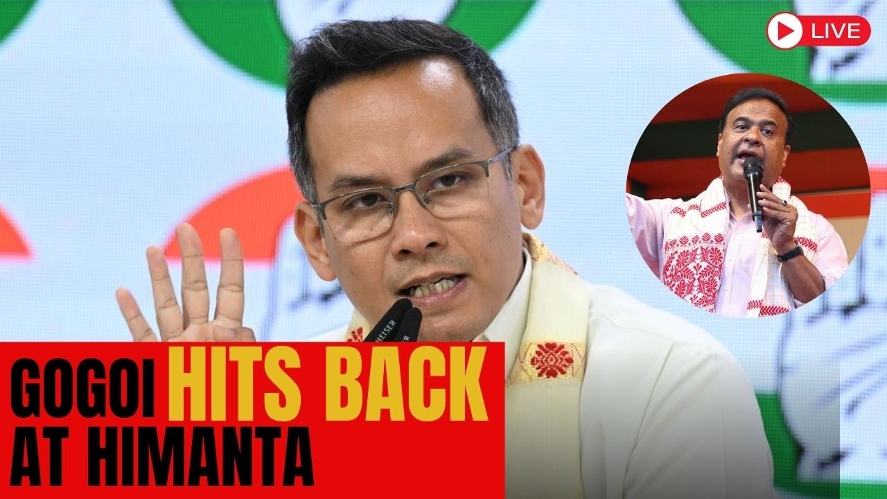 LIVE: Gaurav Gogoi Hits Back at CM Himanta's Pakistan Link Charges