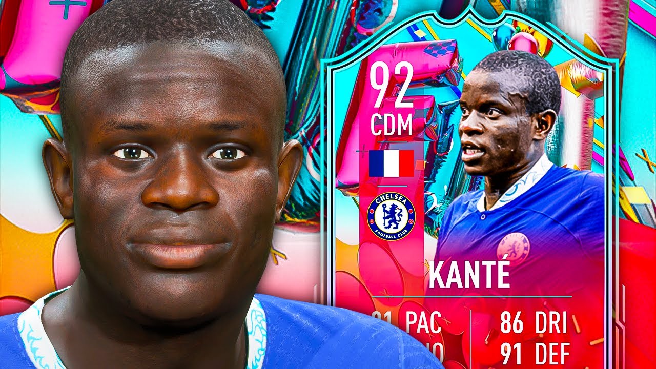 IS HE WORTH 1.8 MILLION COINS? 🤔 92 FUT Birthday Kante Player Review - FIFA 23 Ultimate Team