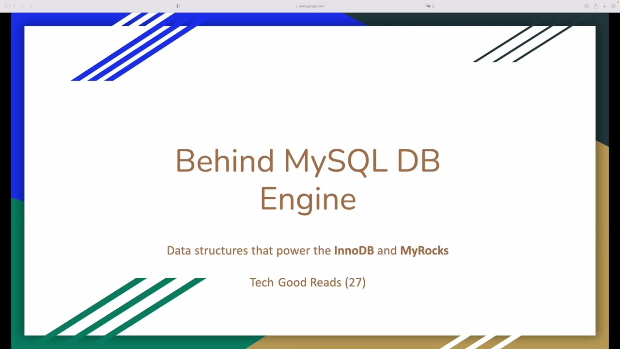 MySQL Storage Engine: data structures that power InnoDB and MyRocks