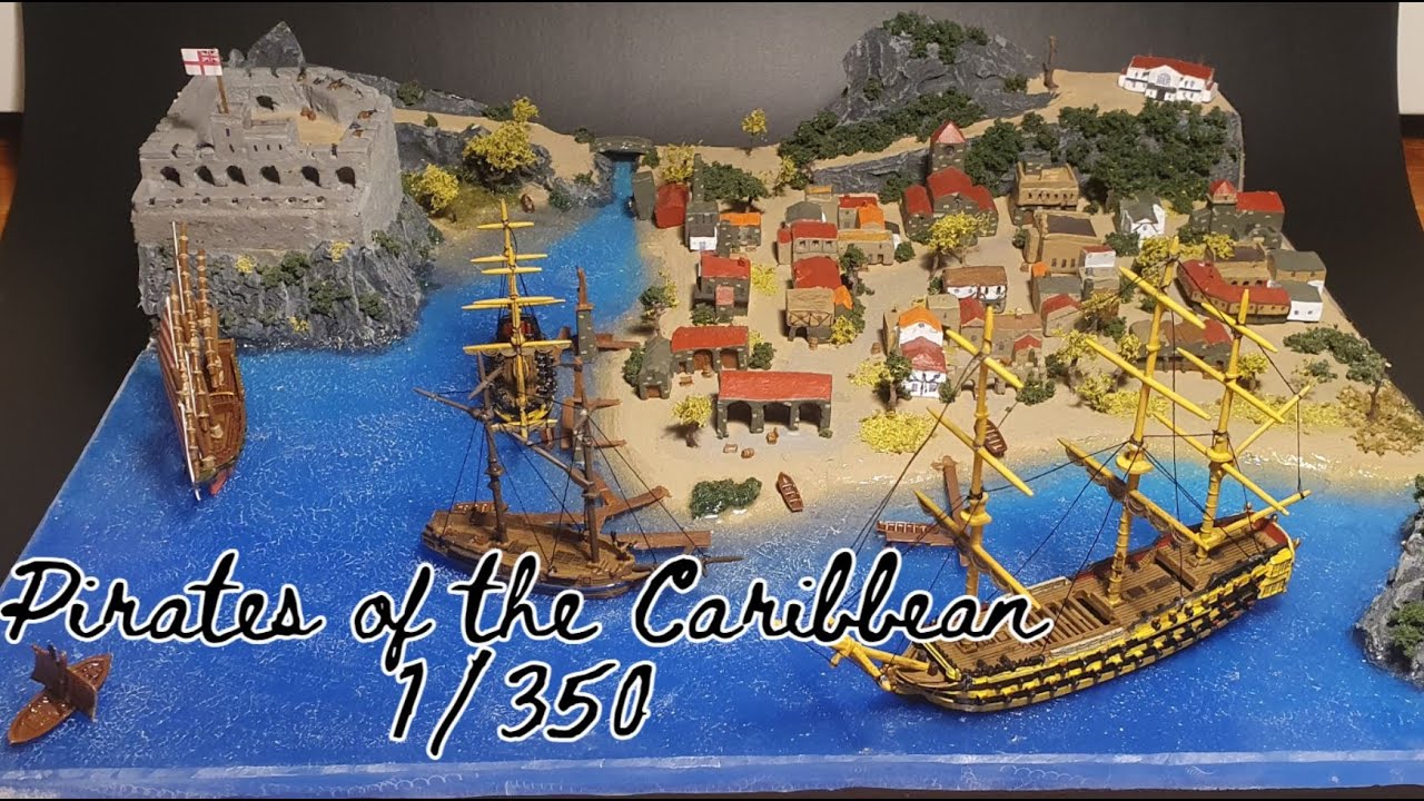 Pirates of the Caribbean diorama | Port Royal 1728  | Scale 1/700